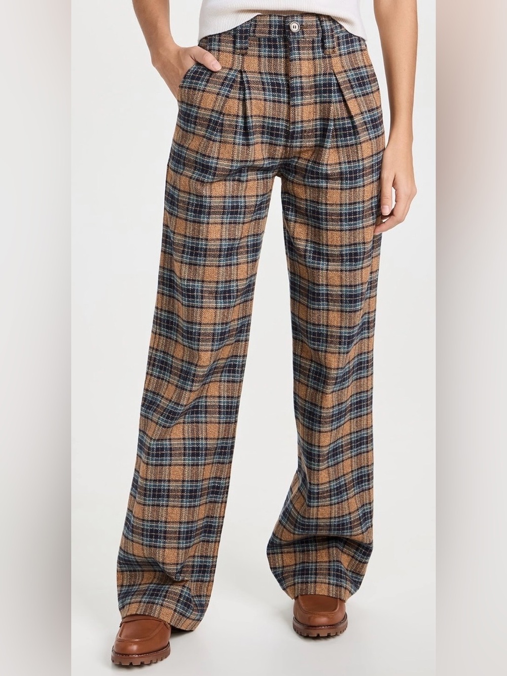 Mother The Pleated Maven Prep Sneak Pant